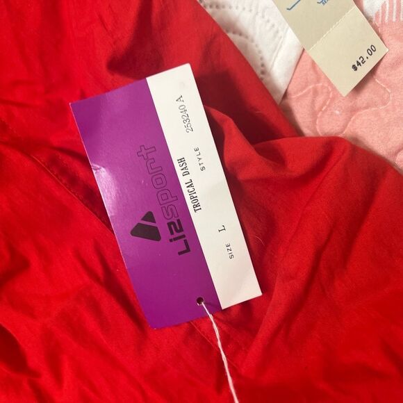 Vintage Women LizWear Button Down
Red Shirt NWT Large headstock pockets - Picture 9 of 14